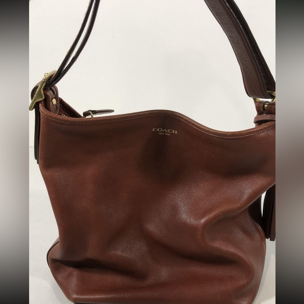 Women’s Coach Legacy Rich Brown Leather Hobo Bag